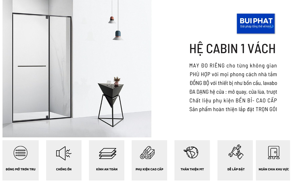 vách kính phòng tắm