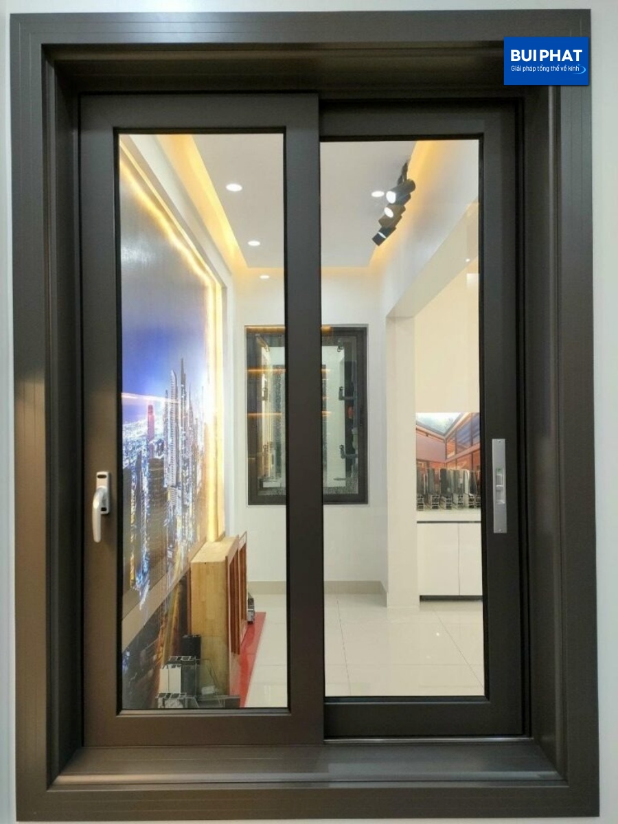 Cửa thông phòng nhôm kính