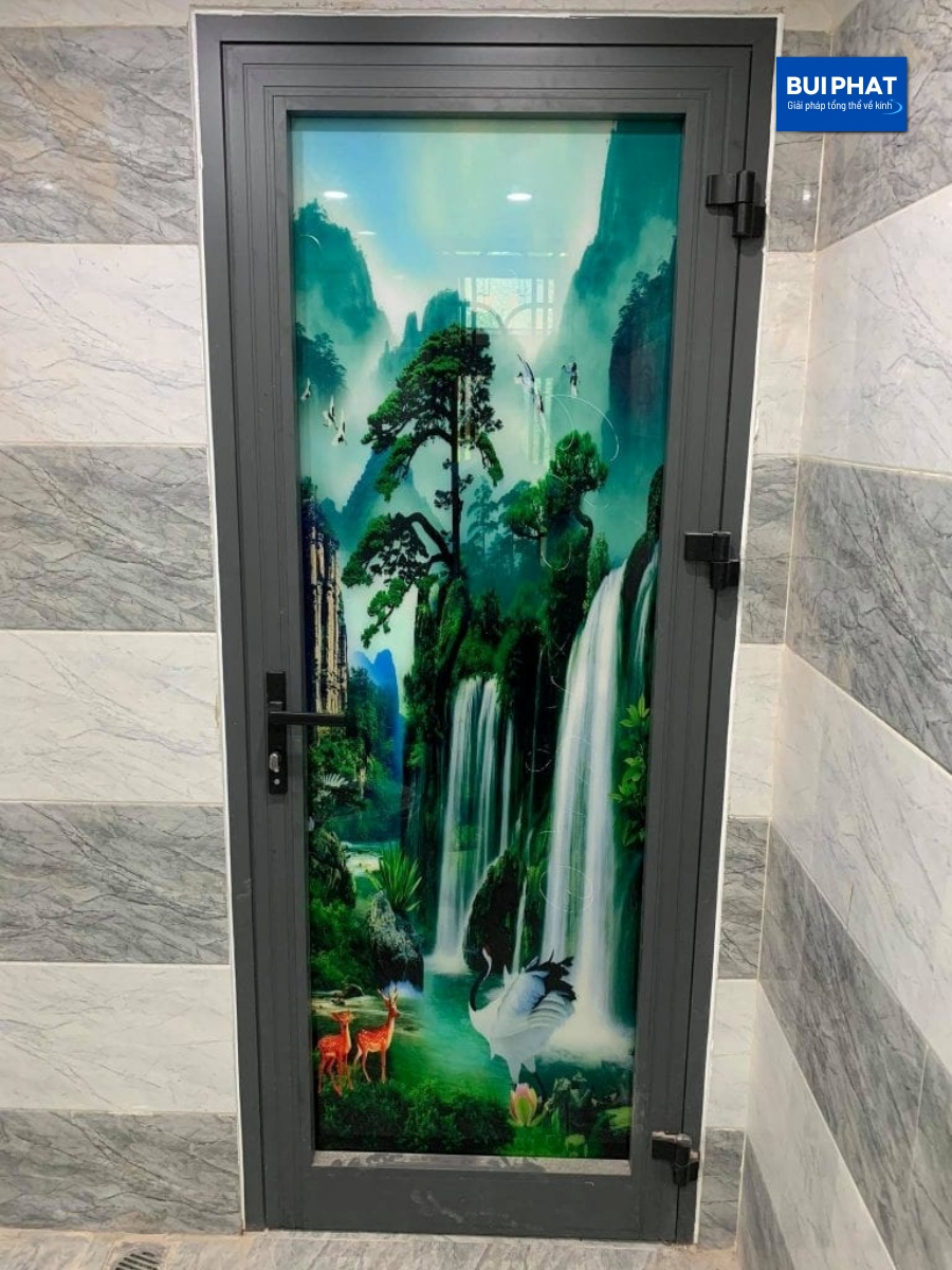 Cửa nhôm kính 3d