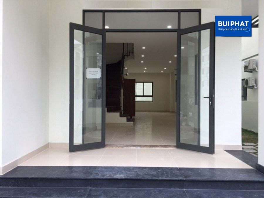 Cửa nhôm kính mở 2 chiều
