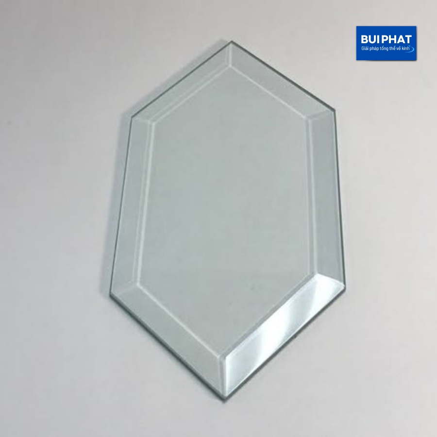 Gương lục giác trang trí