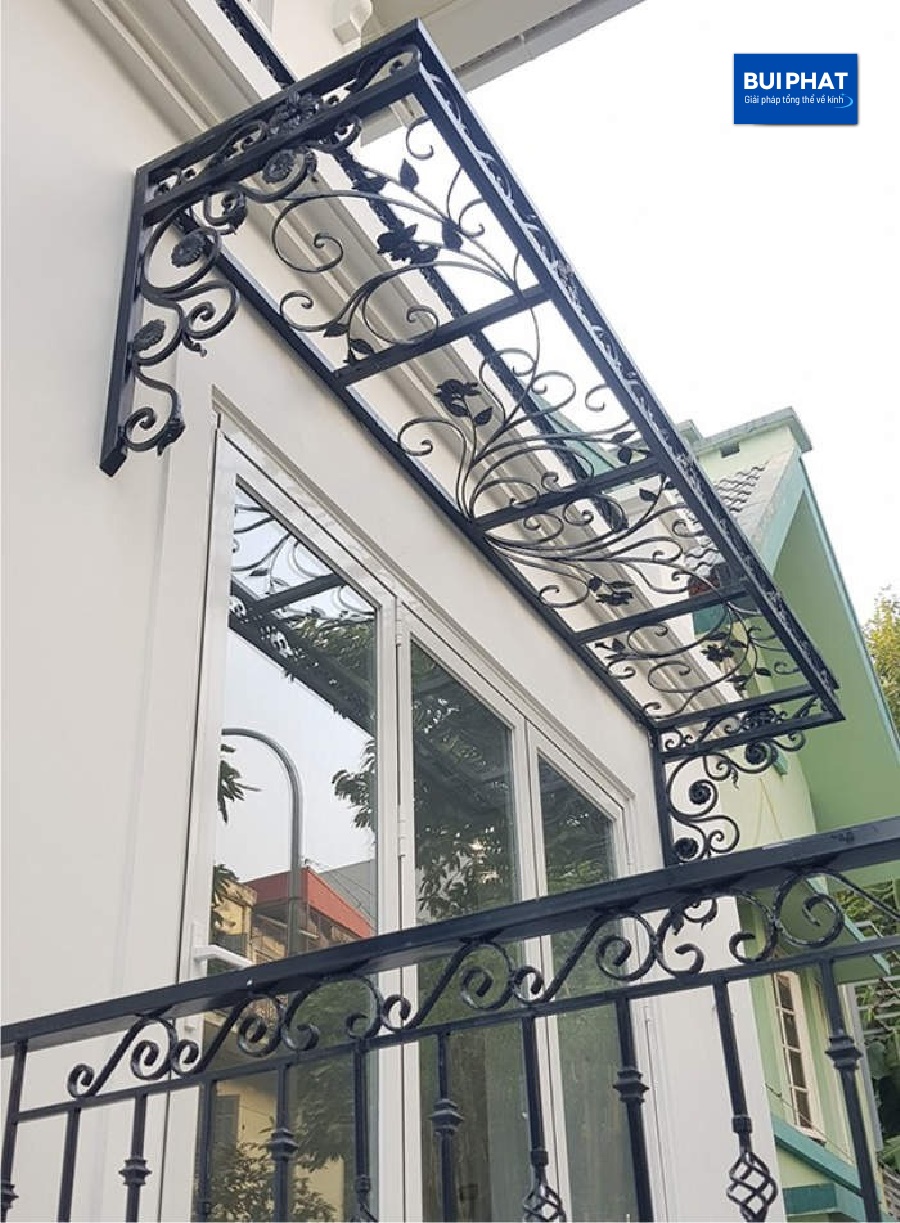 Mái che cửa sổ bằng kính