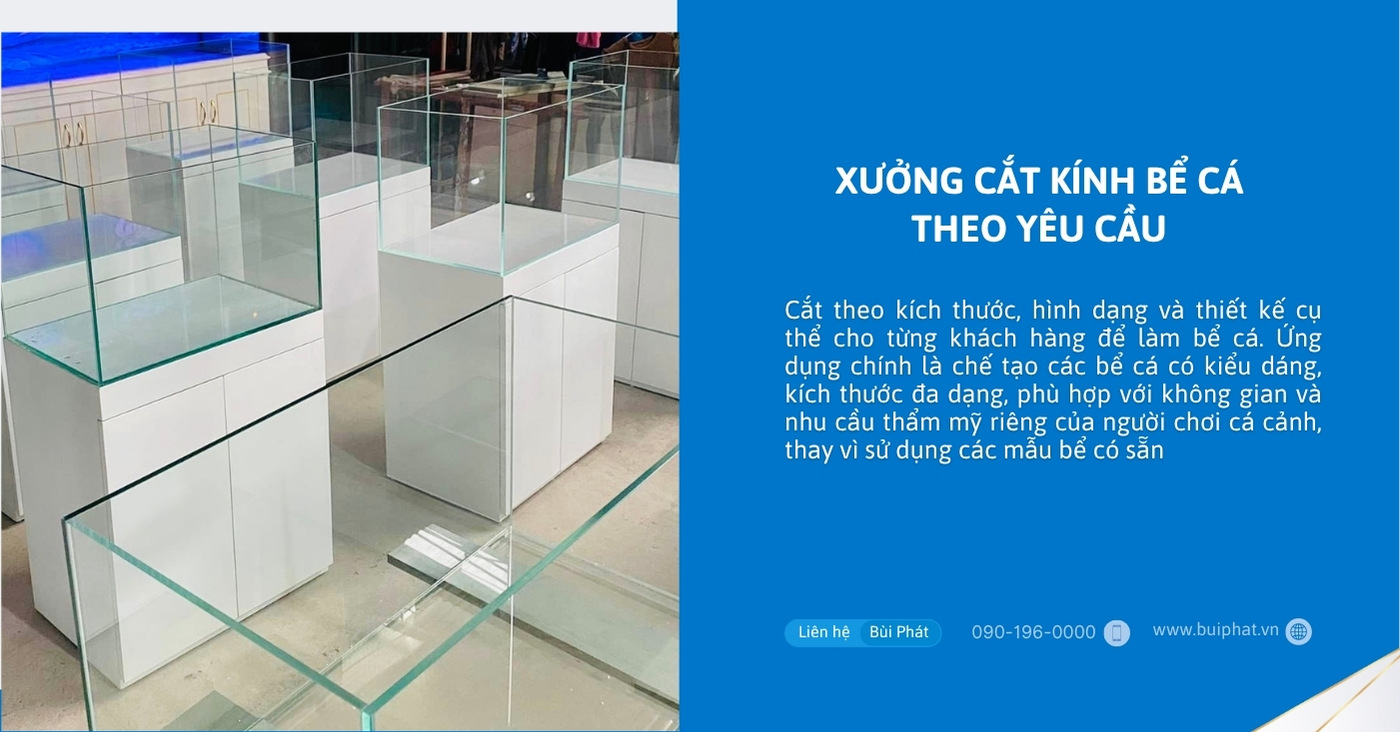 Cắt kính bể cá