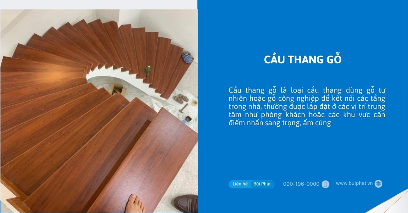 Cầu thang gỗ