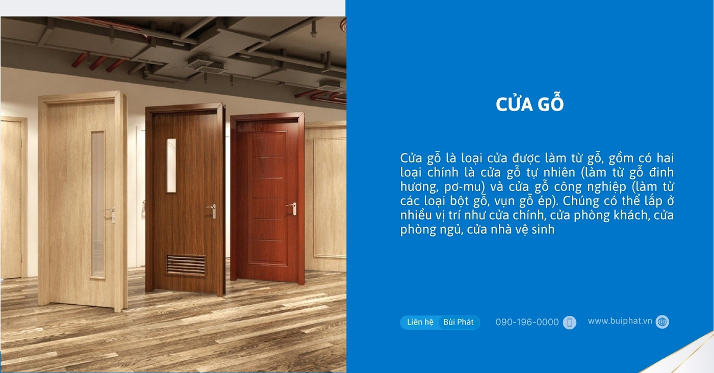 Cửa gỗ