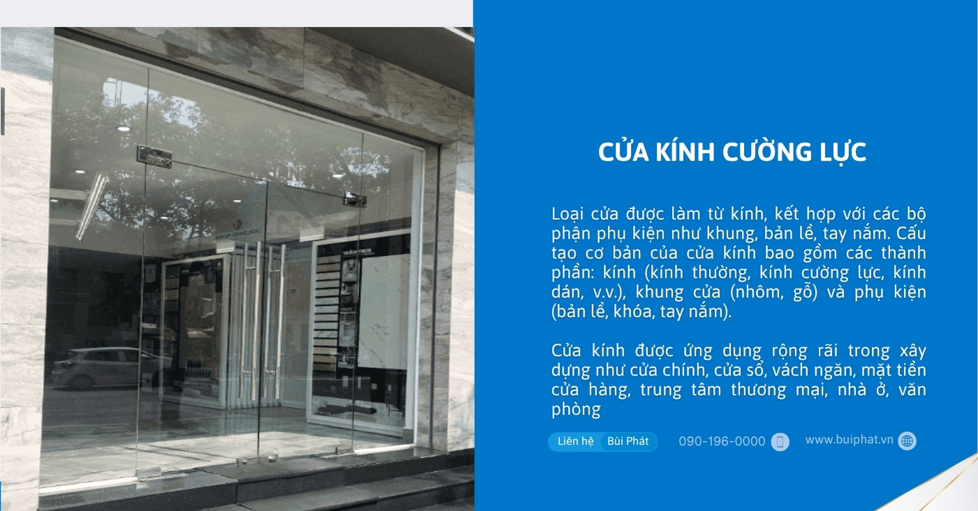 Cửa kính cường lực