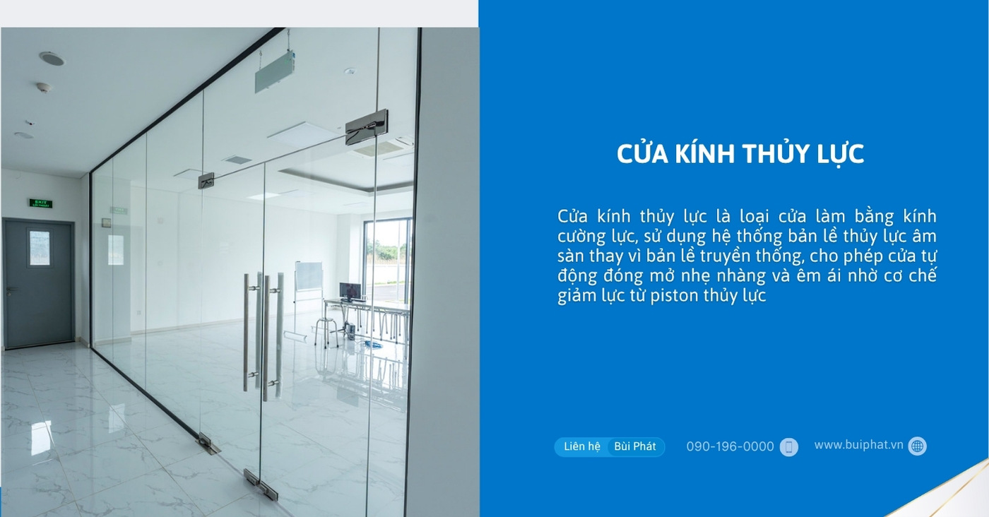 Cửa kính thủy lực