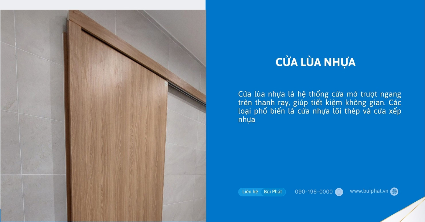 Cửa lùa nhựa