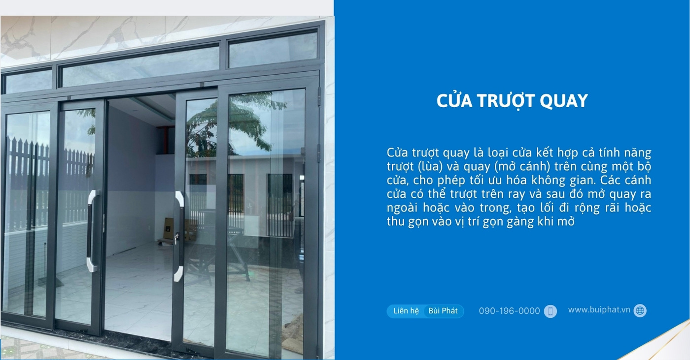 Cửa trượt quay Cửa trượt quay