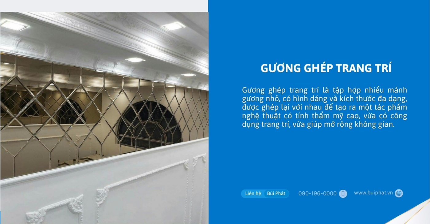 Gương ghép trang trí
