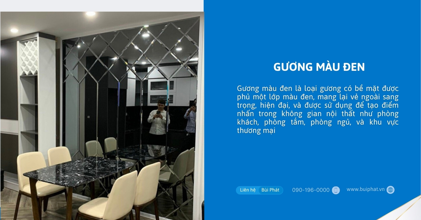 Gương màu đen