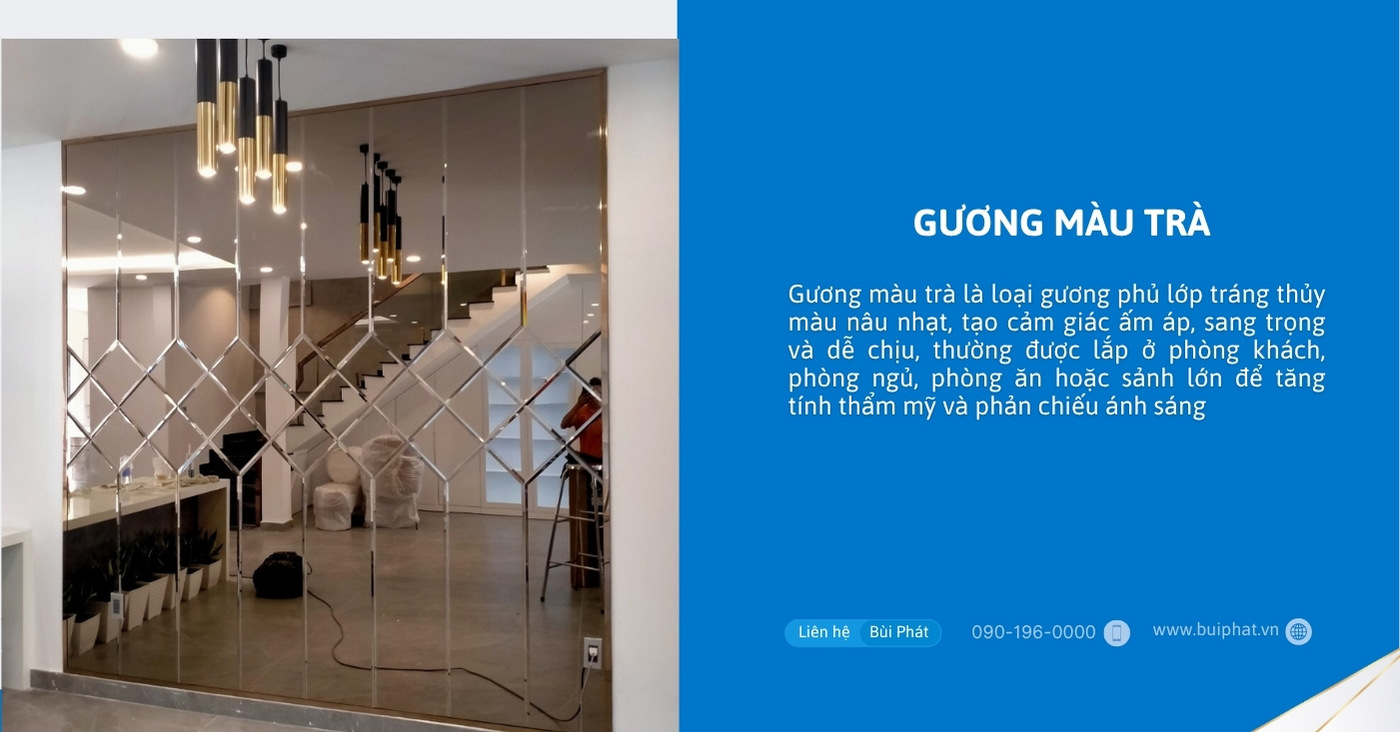 Gương màu trà