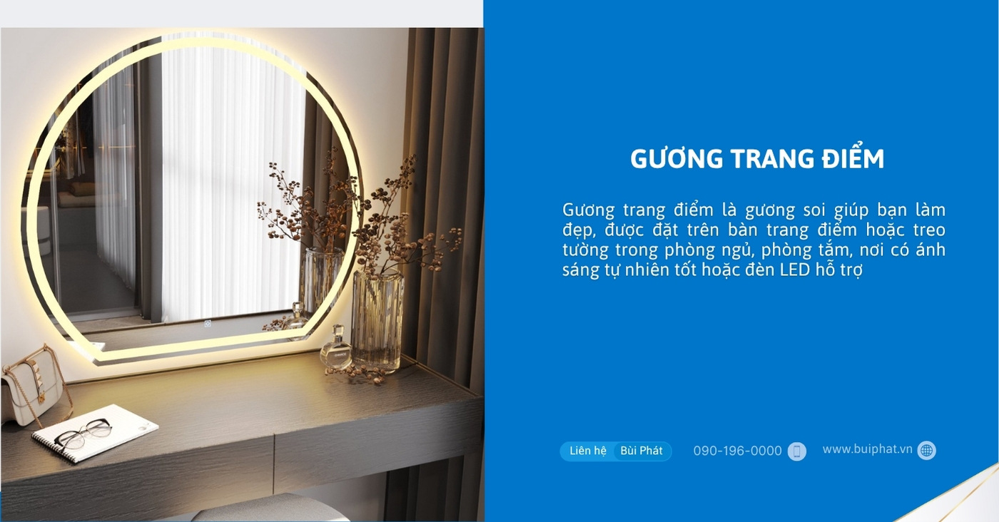Gương trang điểm Gương trang điểm