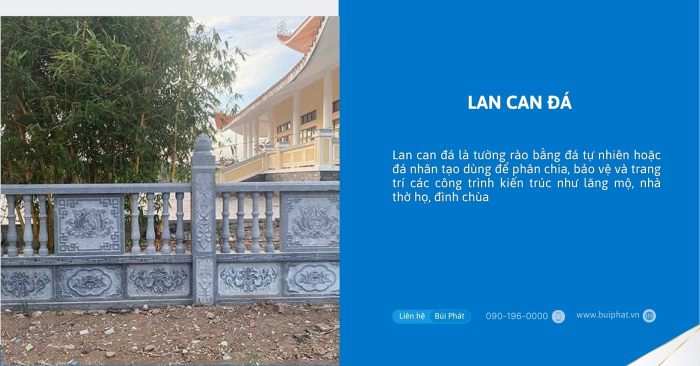 Lan can đá