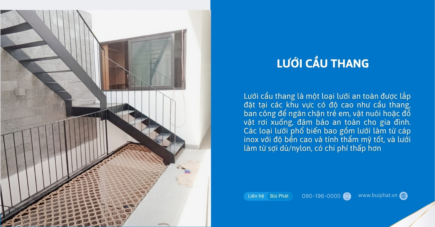 Lưới cầu thang Lưới cầu thang