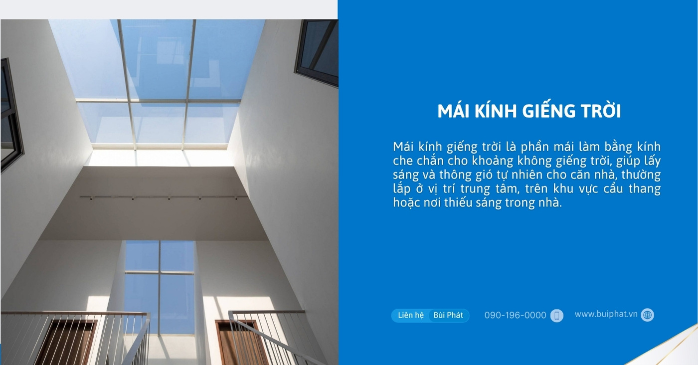 Mái kính giếng trời