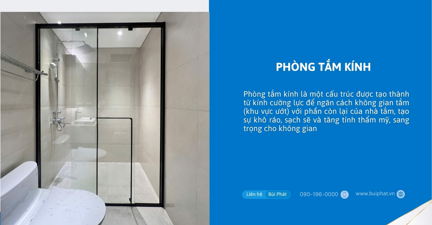 Phòng tắm kính