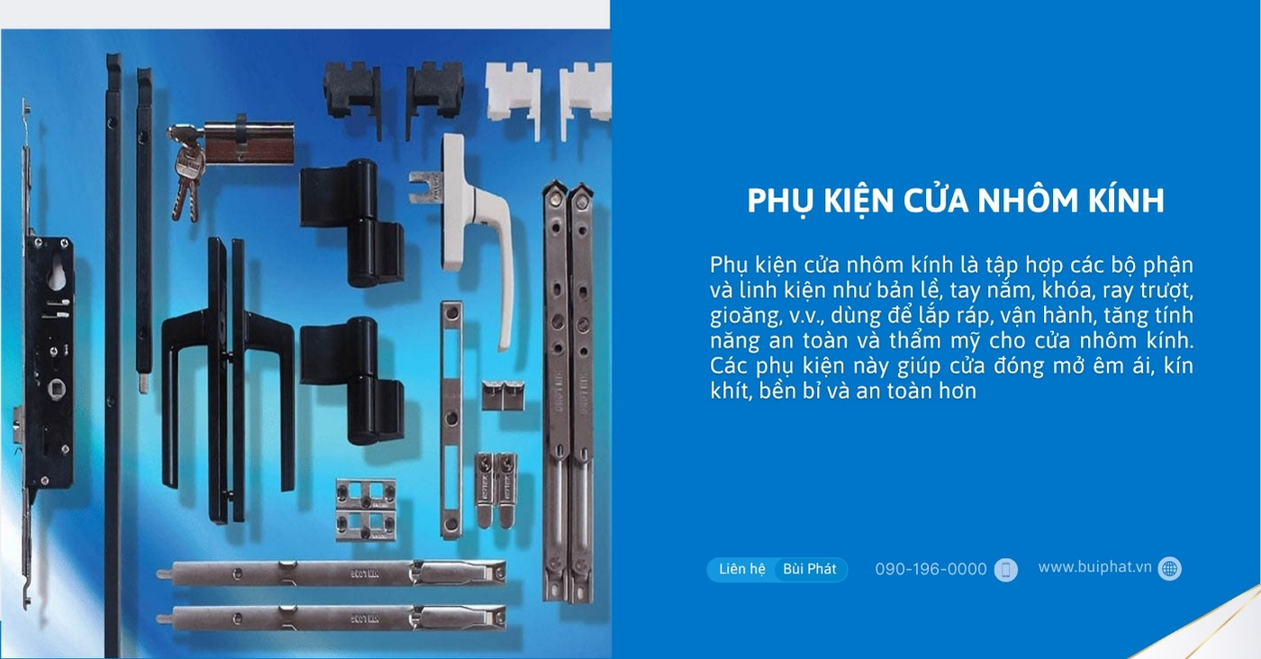 Phụ kiện cửa nhôm kính
