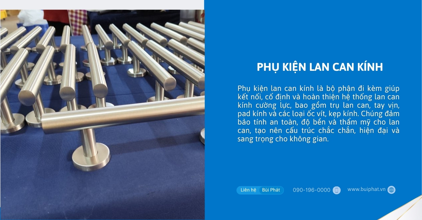 Phụ kiện lan can kính