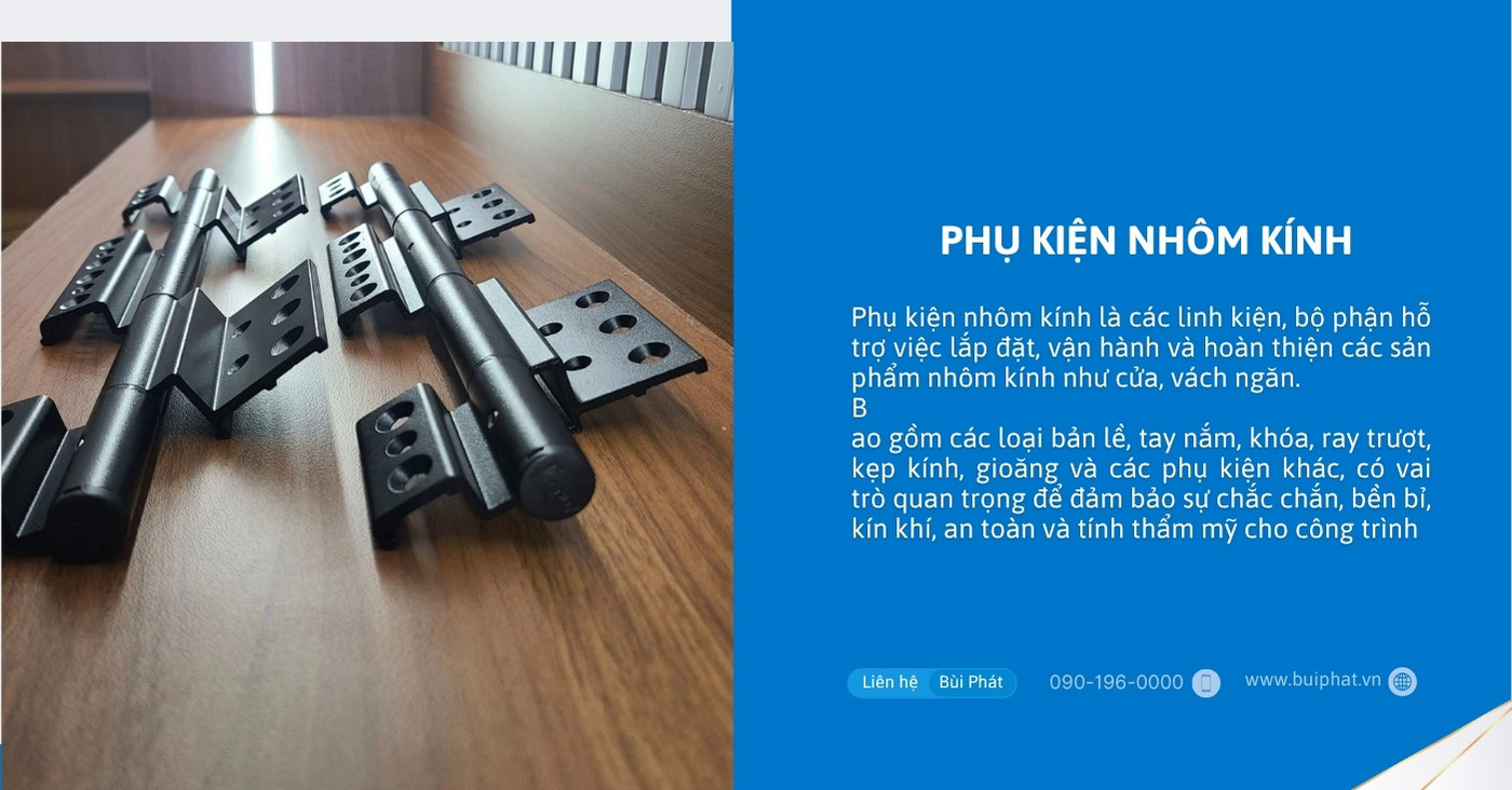 Phụ kiện nhôm kính