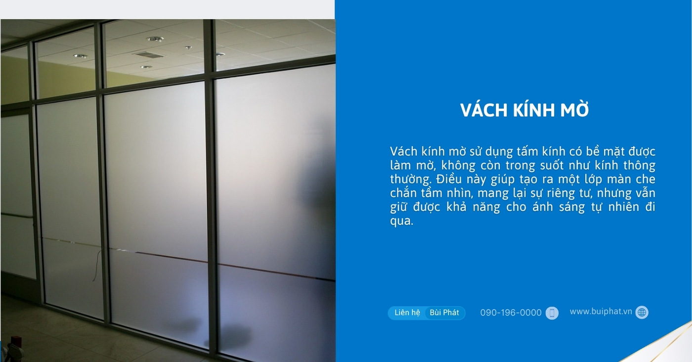 Vách kính mờ Vách kính mờ