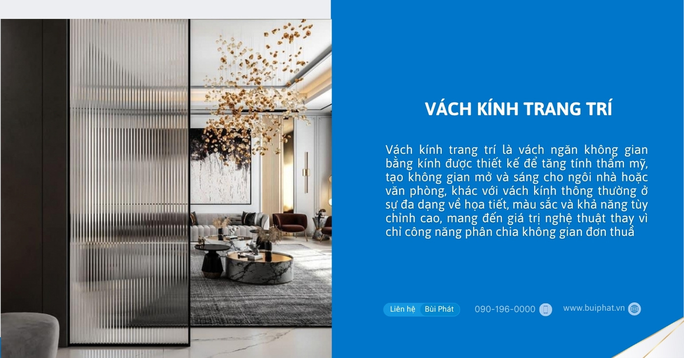 Vách kính trang trí