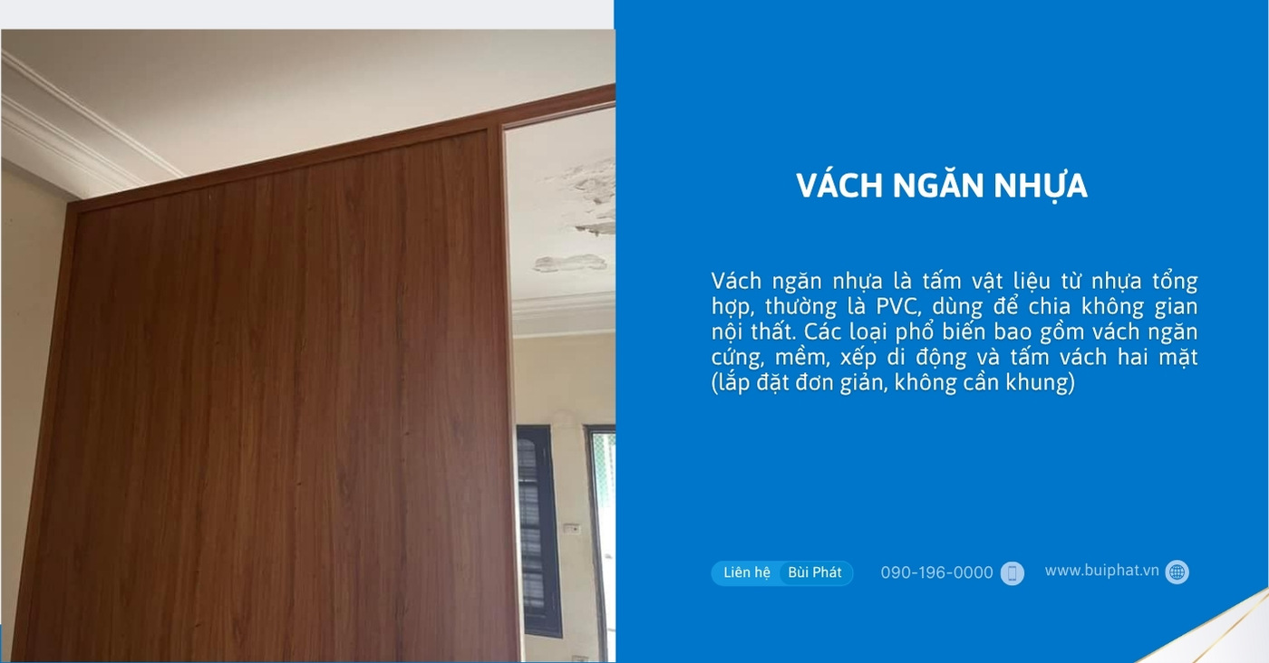 Vách ngăn nhựa Vách ngăn nhựa
